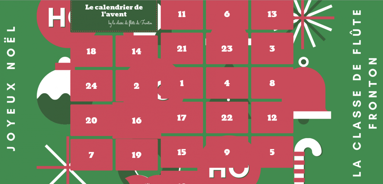 Le calendrier musical de l'Avent - Ville de Fronton Le calendrier musical de l'Avent - Ville de Fronton