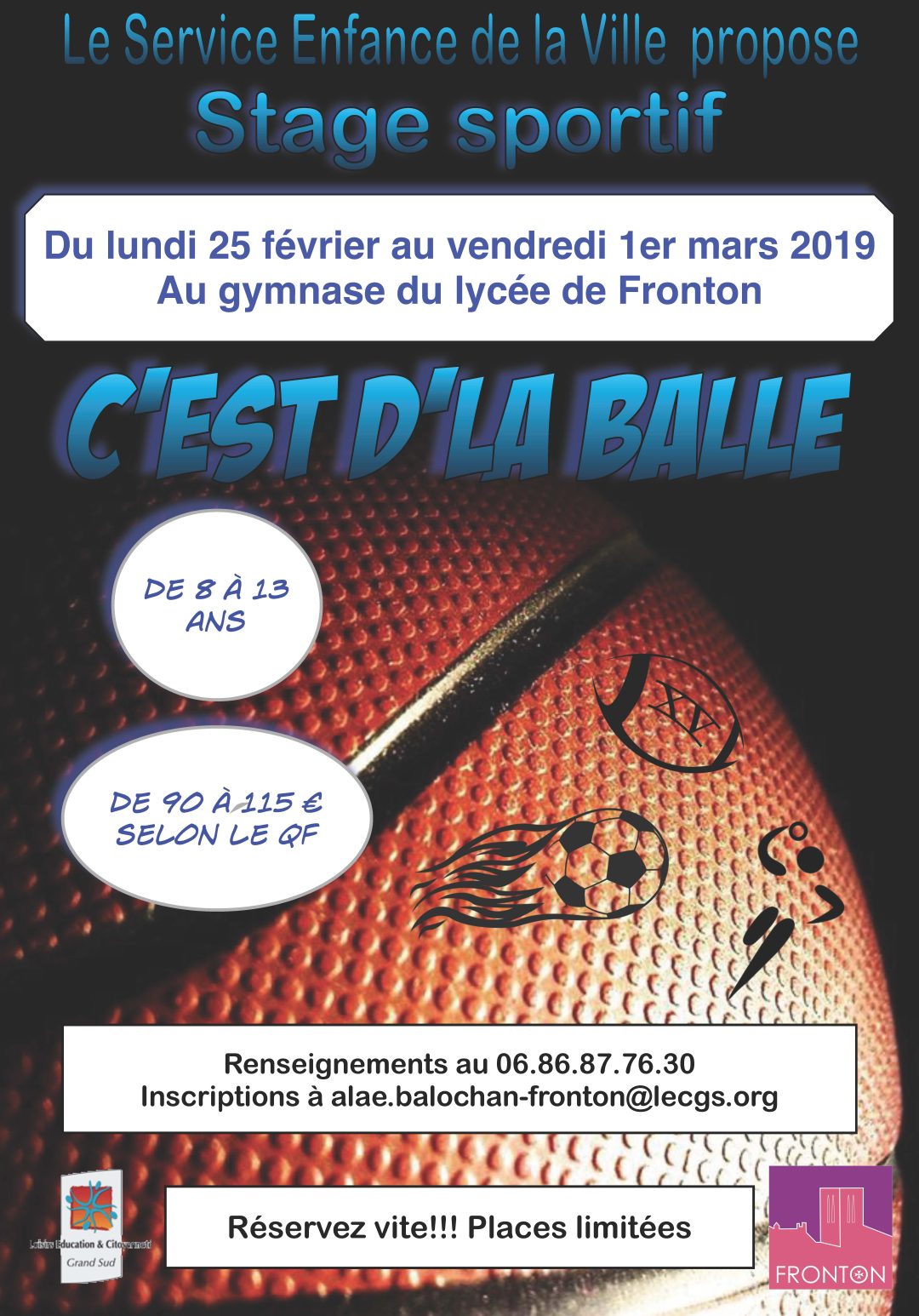 Stage sportif 25.02-1.03.2019