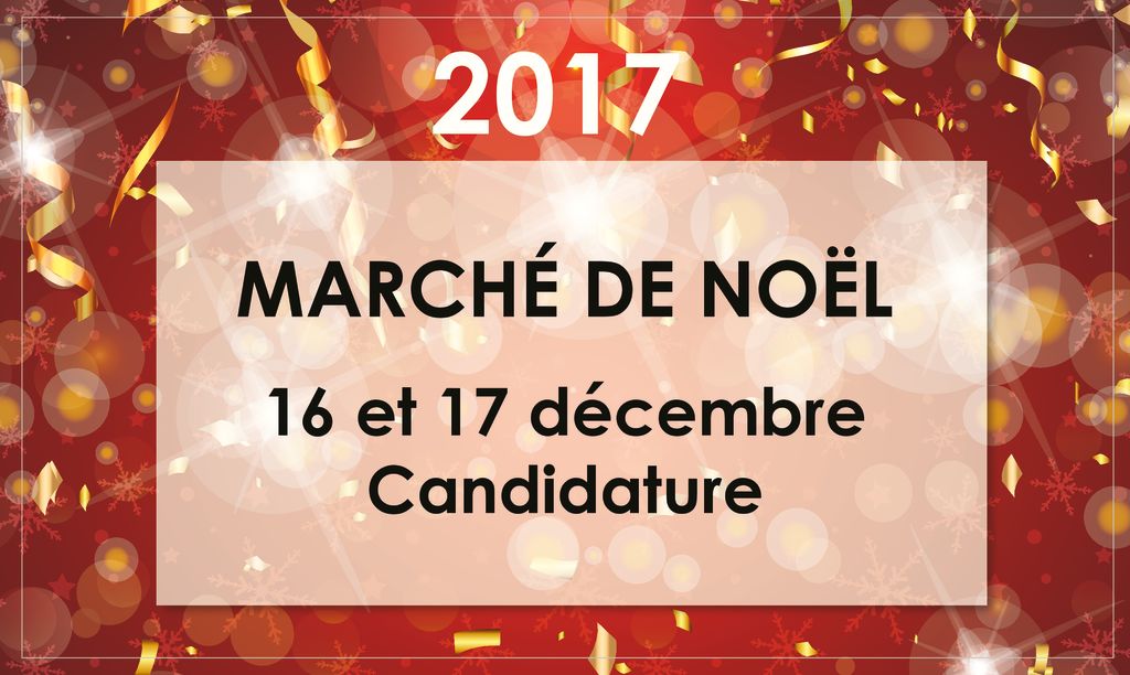 Candidature # Marché de Noël # FRONTON – 17/18 décembre 2017