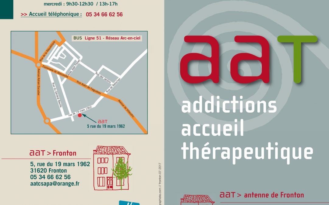 Un centre de soins en Addictologie à Fronton – AAT (Addictions Accueil Thérapeutique) 