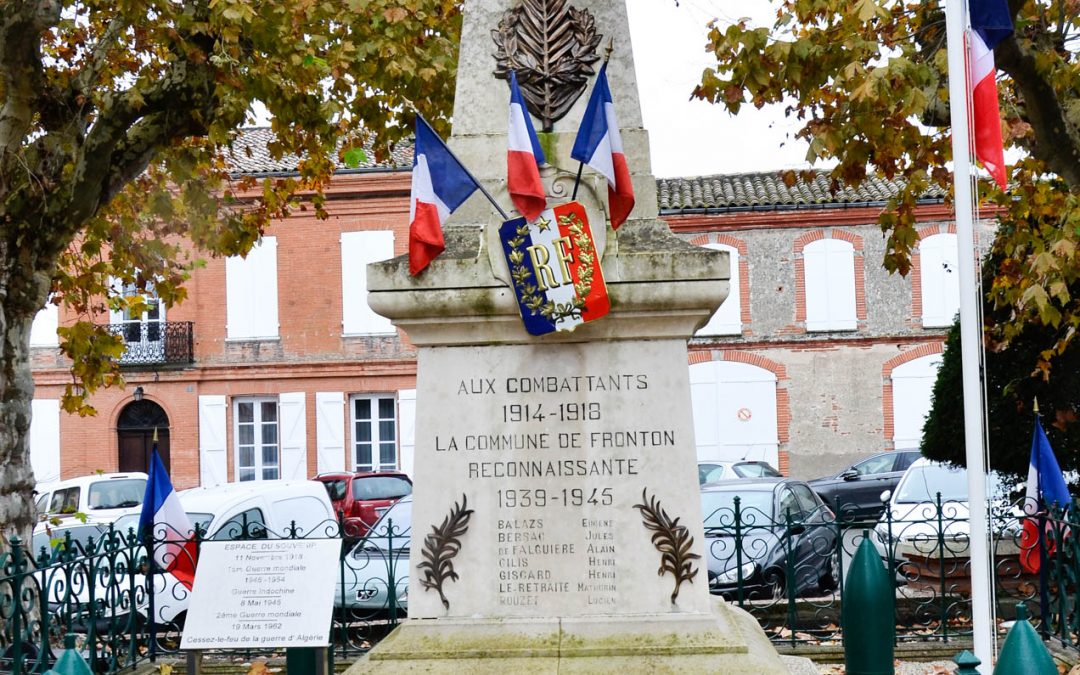 Fronton commémore l’Armistice du 11 novembre 1918