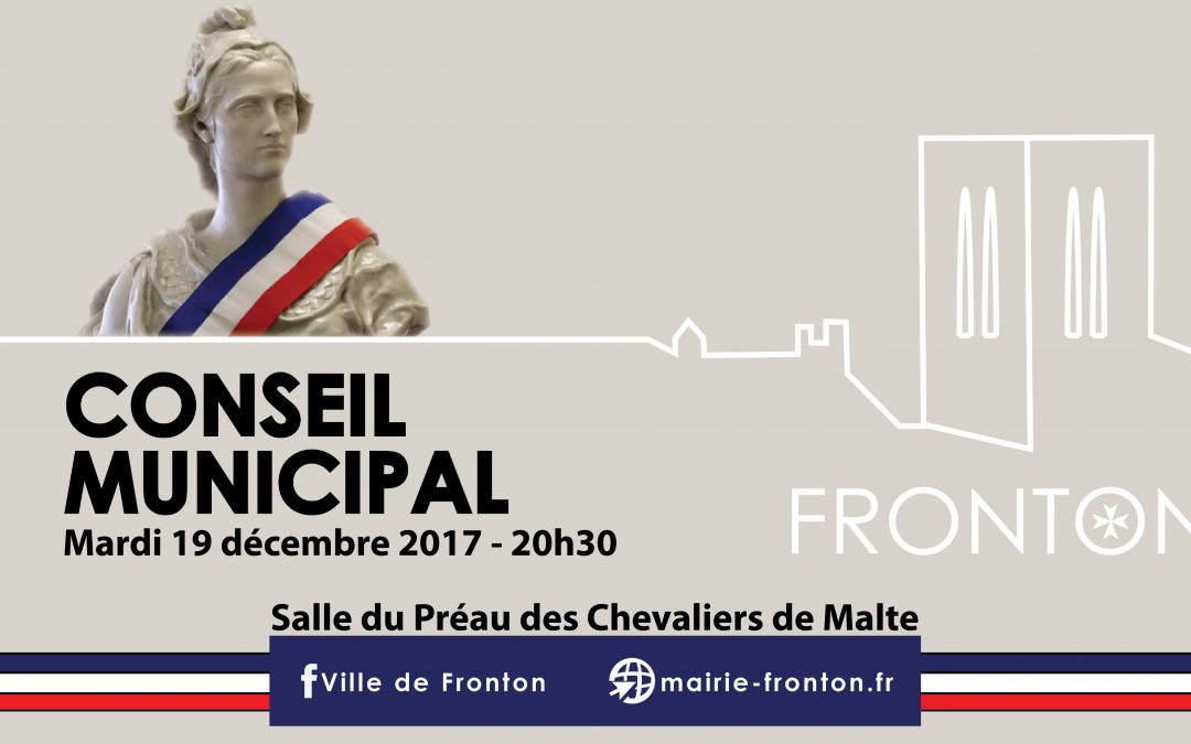 Séance publique du Conseil municipal