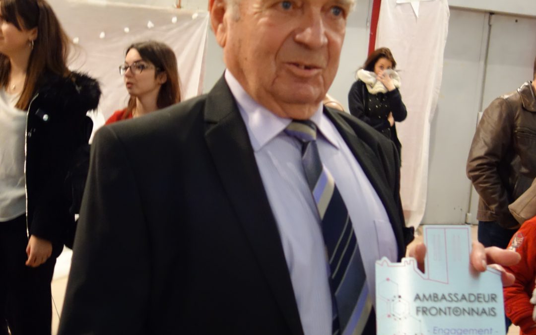Le titre d’Ambassadeur de Fronton pour M. Robert Bard, Président de l’association « Le Goujon Frontonnais »