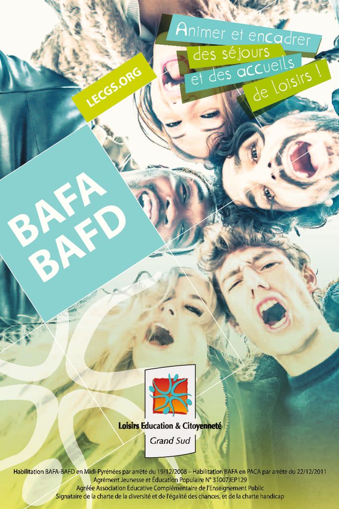 Brochure BAFA-BAFD-2018