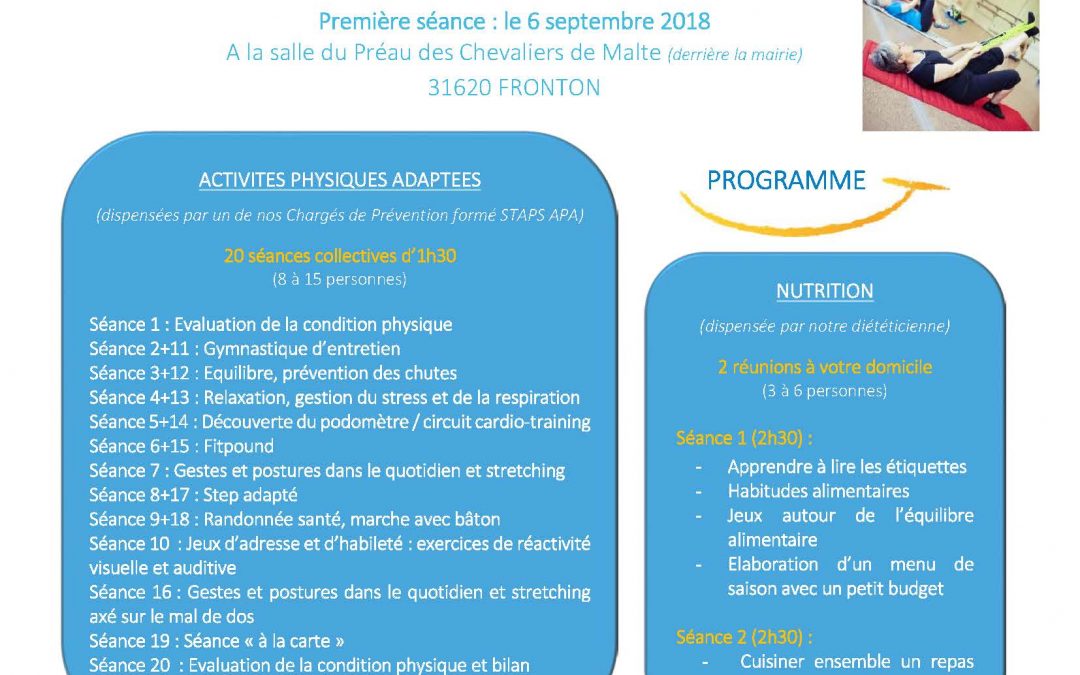 Découverte des Activités Physiques Adaptées et nutrition