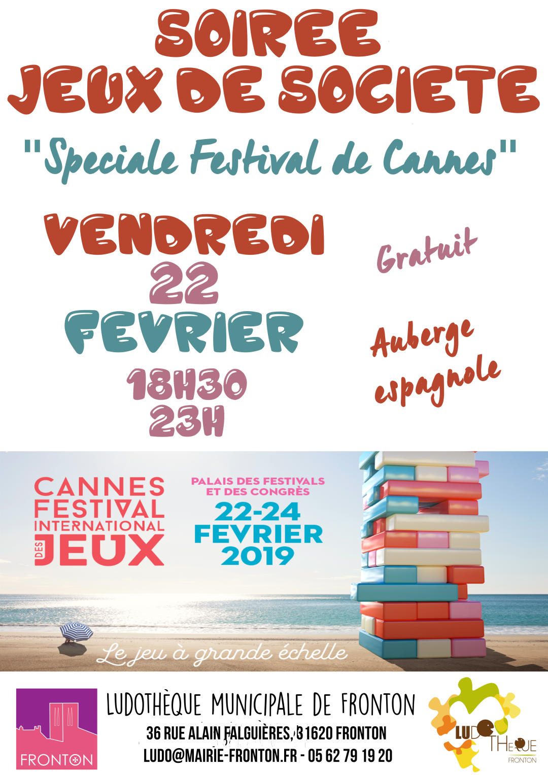 02222019 Soirée Cannes Ludothèque