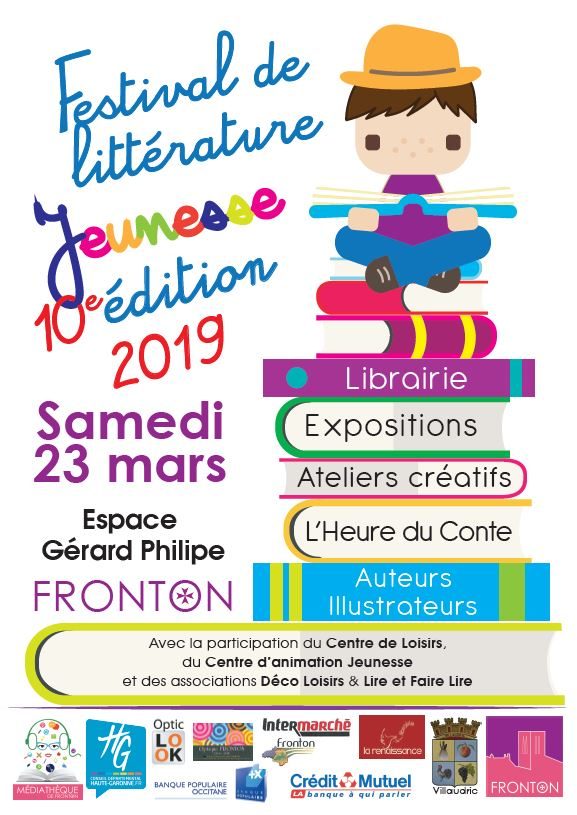 Affiche Festival Littérature Jeunesse 2019