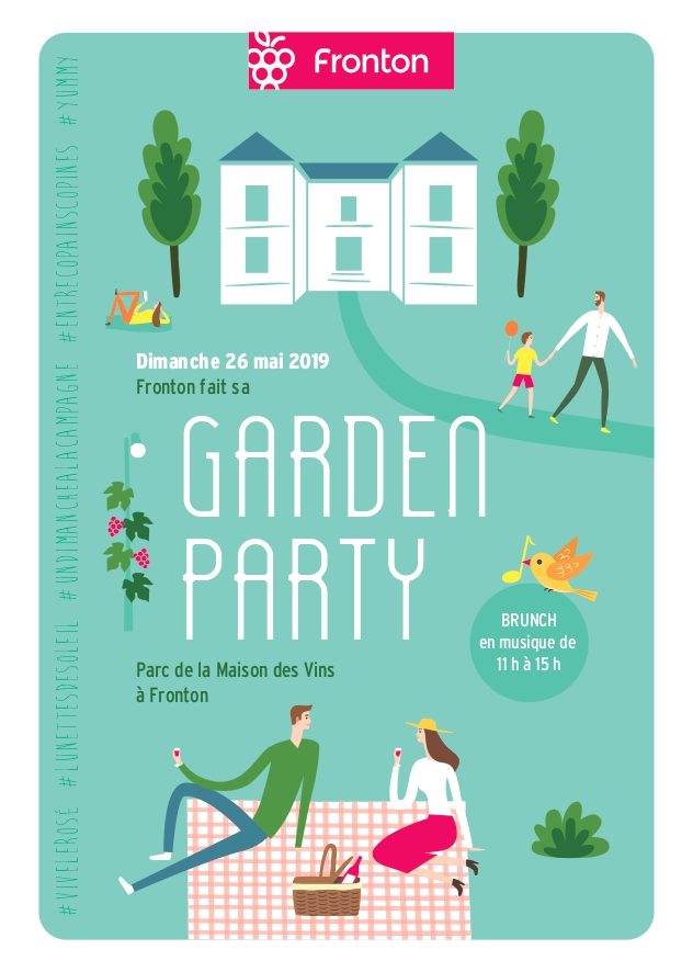 05262019 Carte postale Garden Party