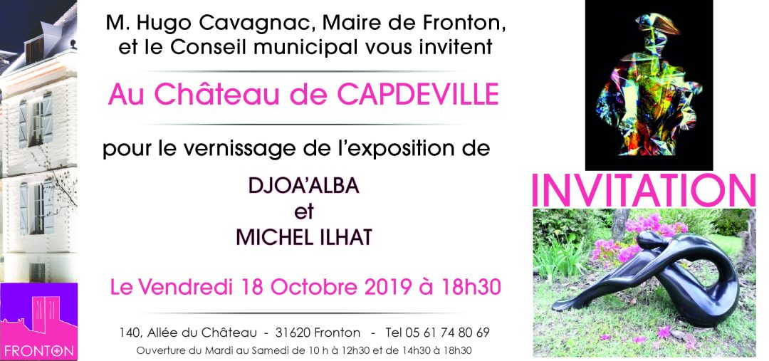 Invitation exposition DJOA’ALBA et Michel ILHAT