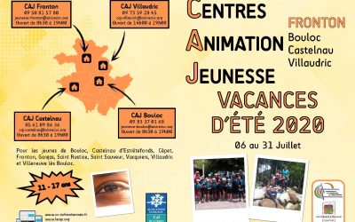 Vacances d’été au Centre d’Animation Jeunesse