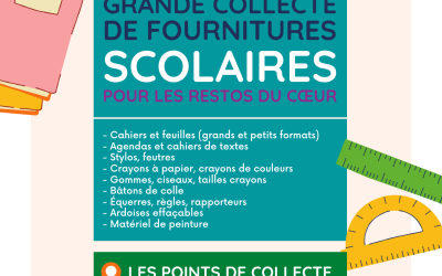 Le CMJ lance une collecte de fournitures scolaires