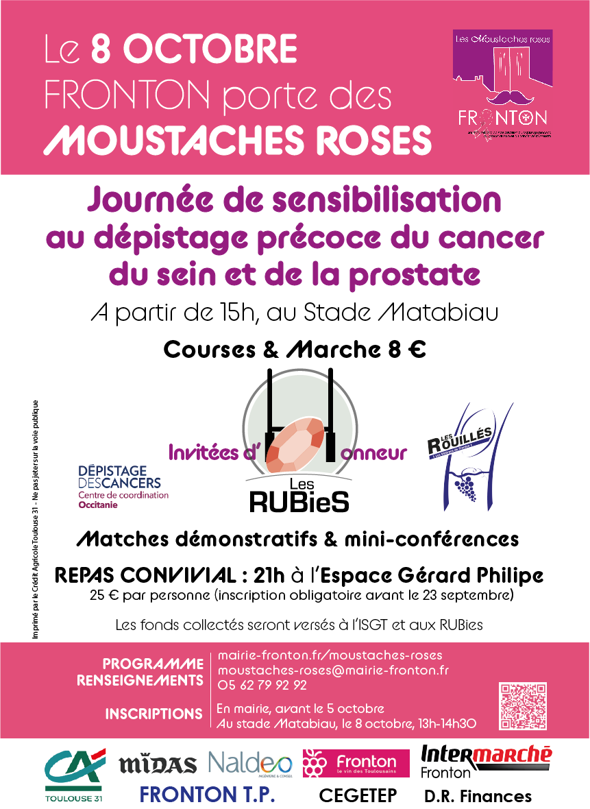 Affiche Moustaches roses 2022 CA