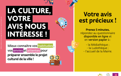 La culture, votre avis nous intéresse