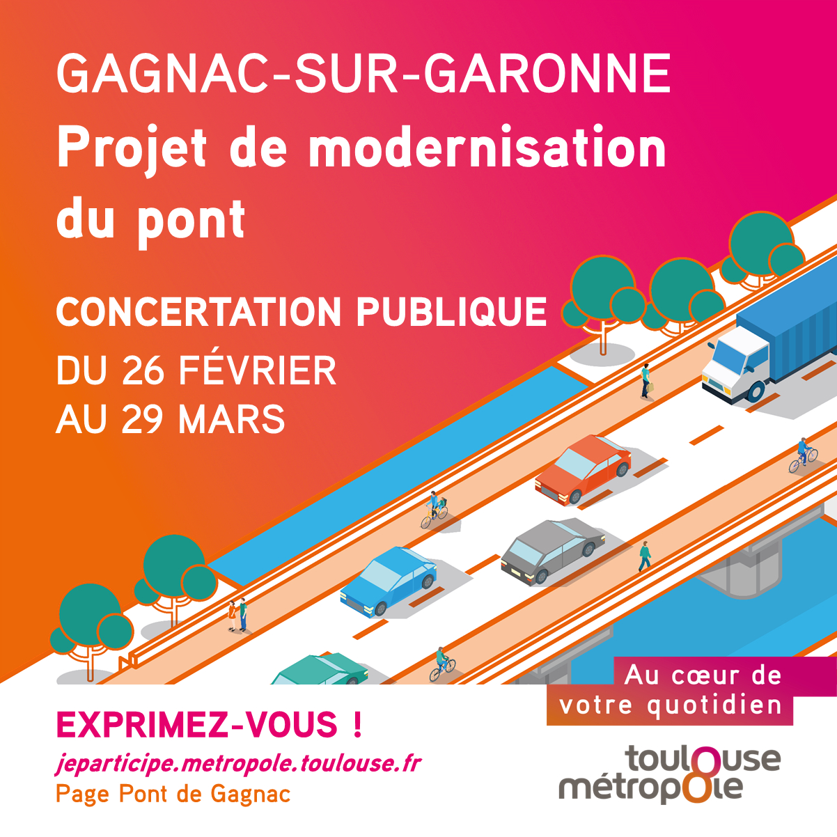 Projet de modernisation du pont GAGNAC-SUR-GARONNE