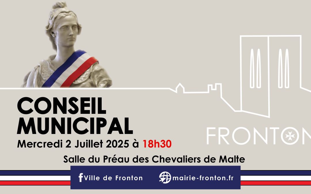 Séance du conseil municipal du 2 Juillet 2025