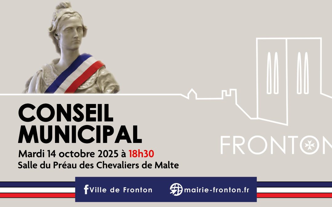 Séance conseil municipal du 14 octobre 2025