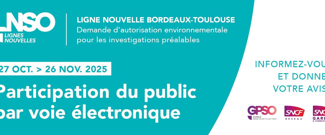 Ligne nouvelle Sud-Ouest (LNSO) entre Bordeaux et Toulouse