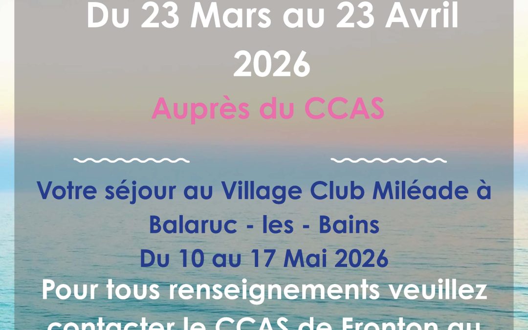 Seniors en vacances !