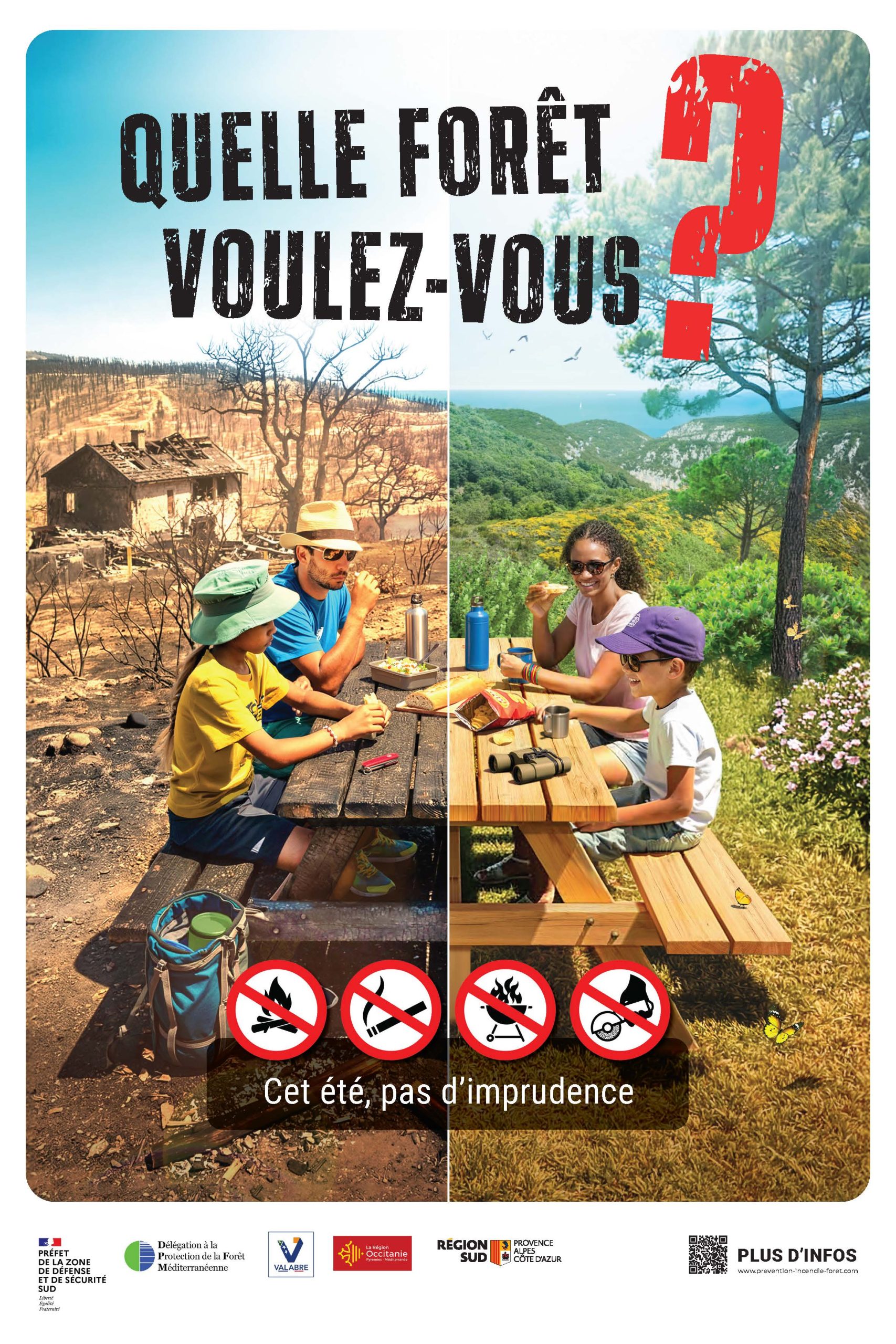 Campagne de prévention des feux de fôret