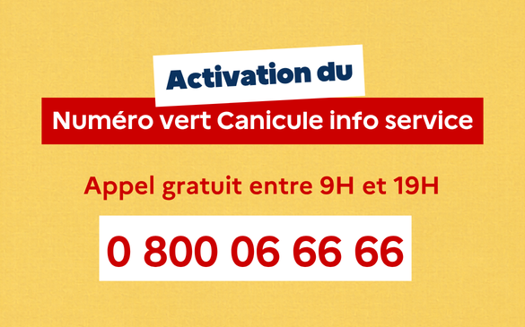 Numéro vert Canicule info service