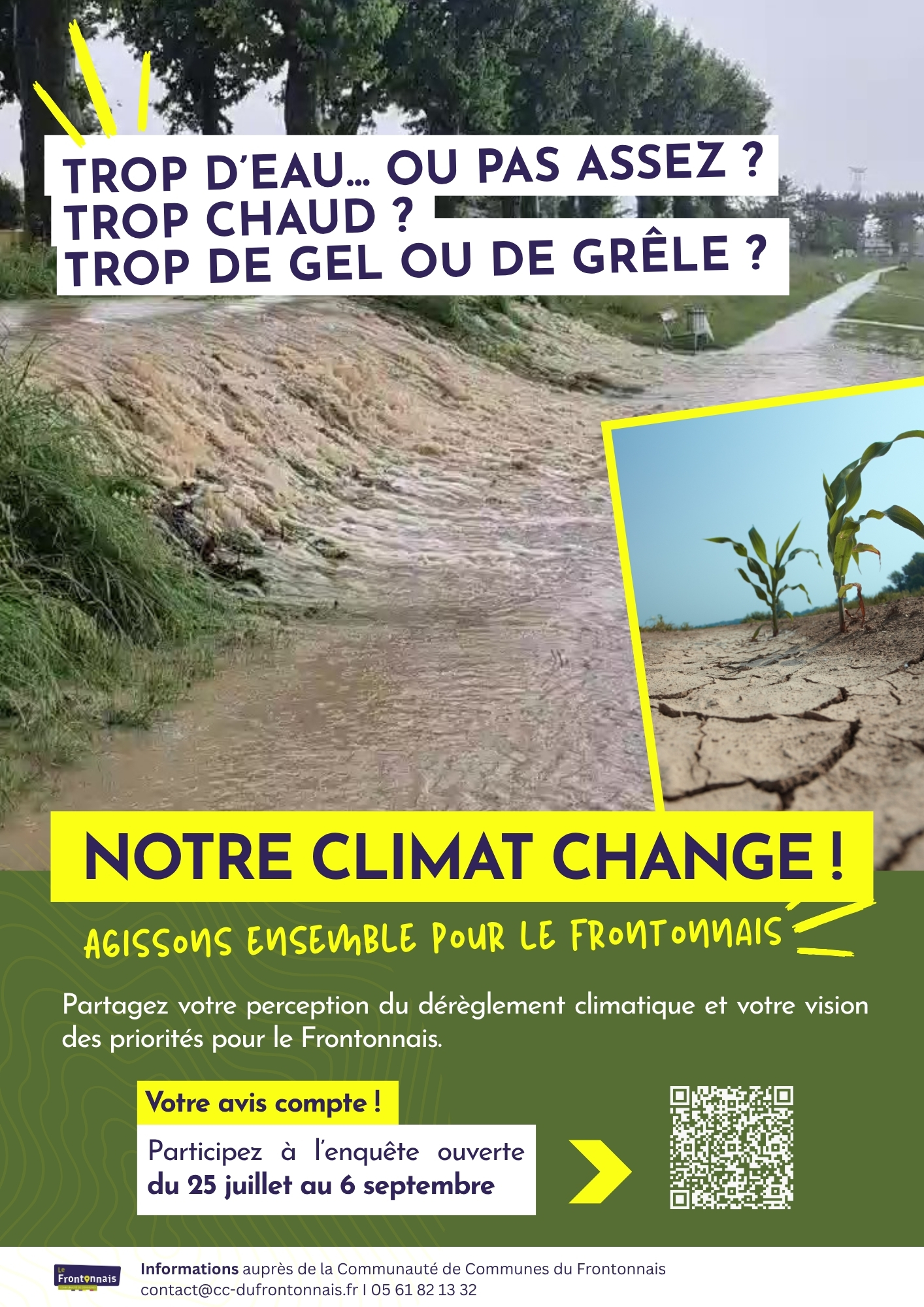 Notre climat change. Votre avis compte !